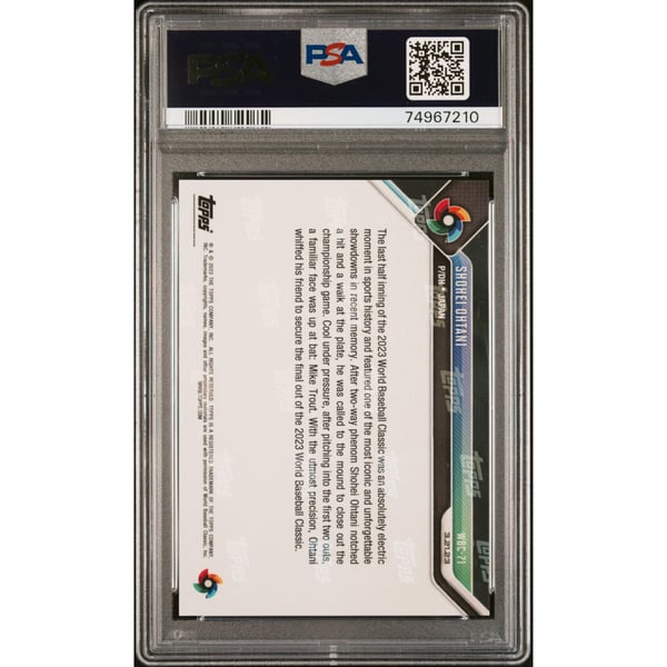 Shohei Ohtani 2023 Topps Now World Baseball Classic Card #WBC71 
