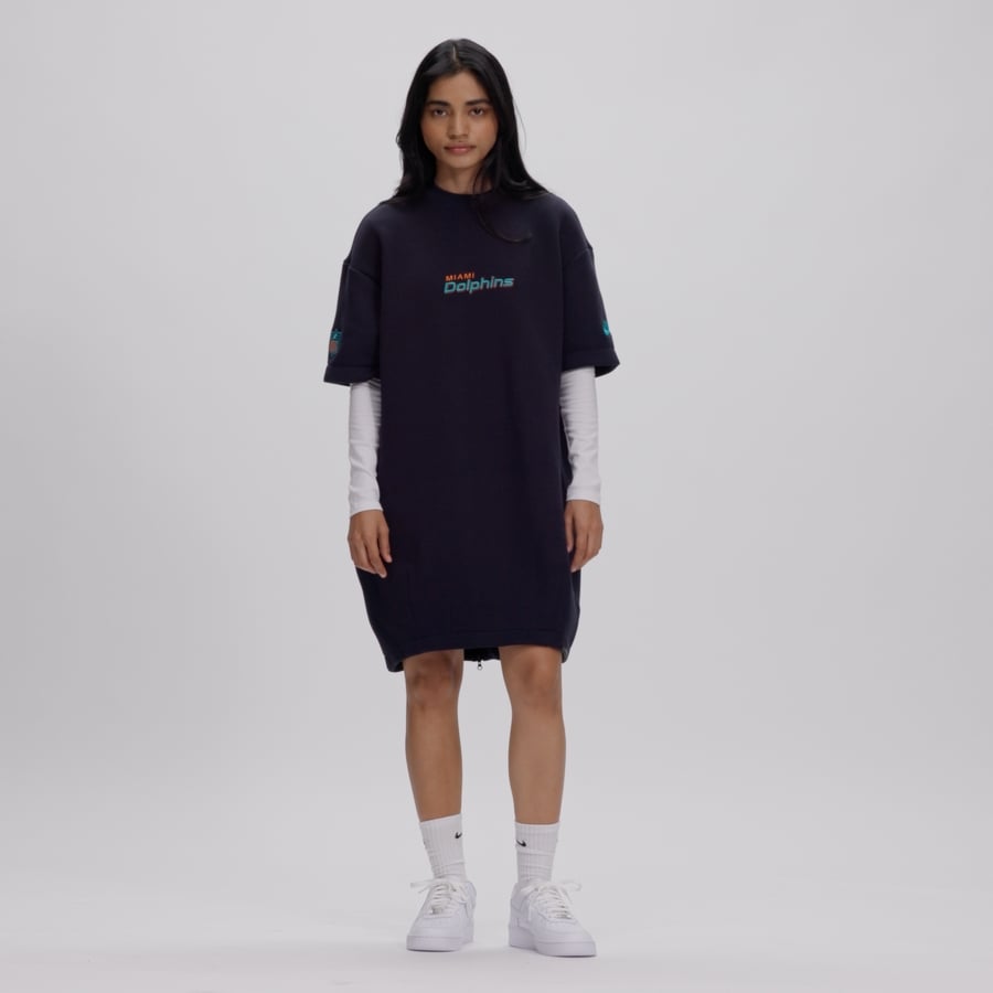 miami dolphins jersey dress Women's Nike Navy Rivalries Collection Oversized Tech Fleece Jcpenney