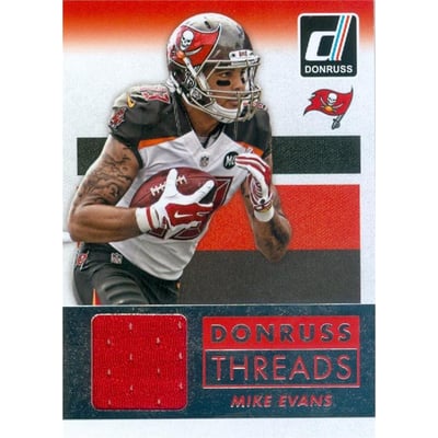 NFL Mike Evans Signed Trading Cards, Collectible Mike Evans Signed 