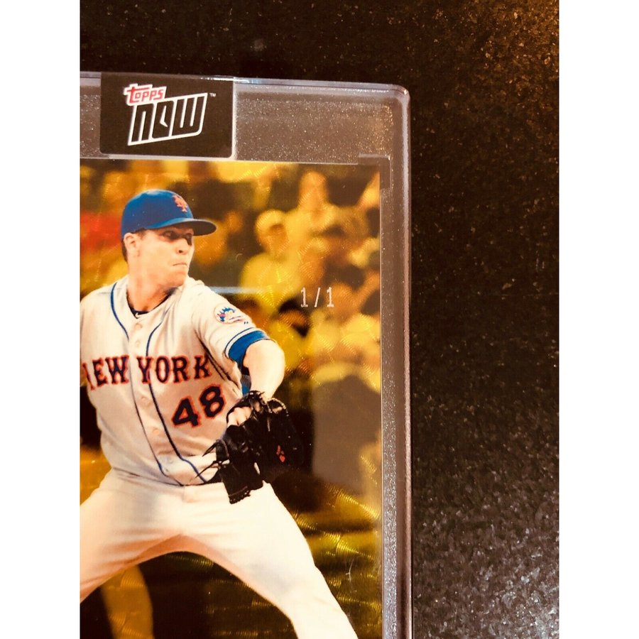 TOPPS NOW Superfractor 1/1 Jacob DeGrom Future Topps Now Cy 