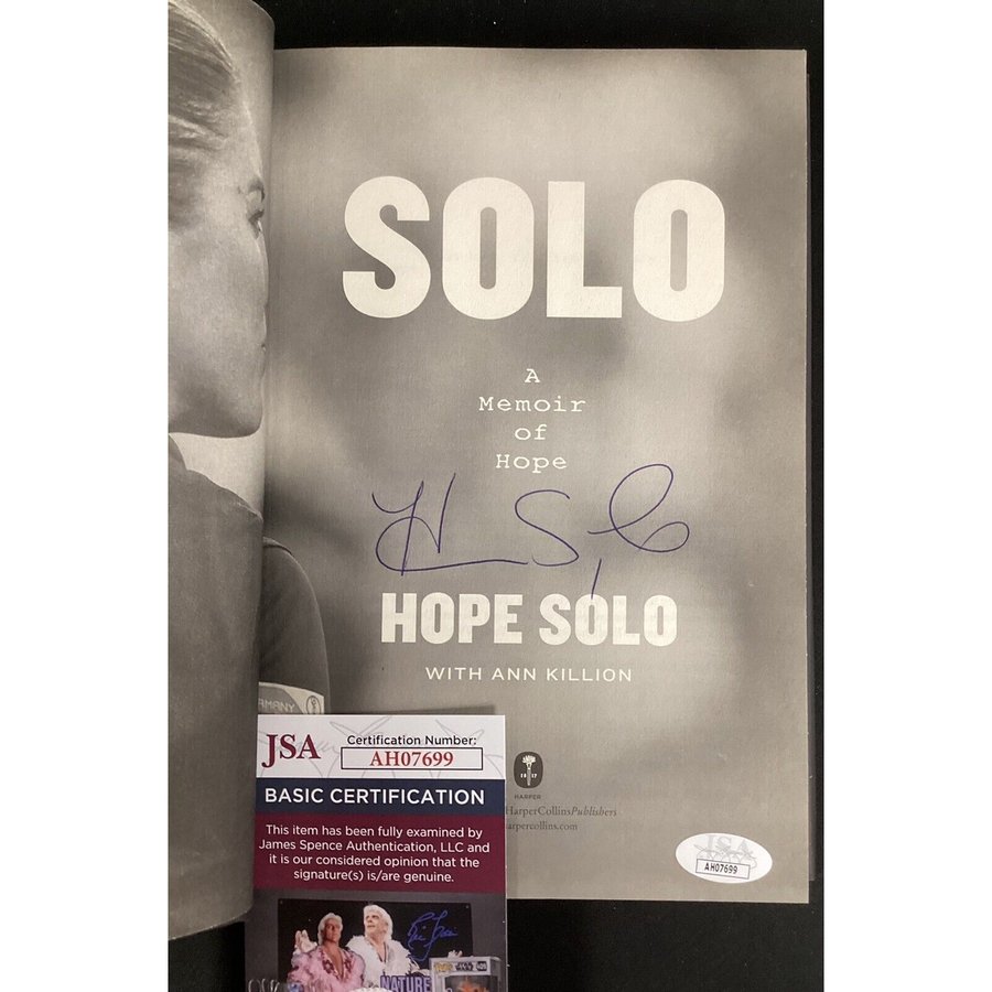 Gold Script Hope Hope Solo Gold Medal