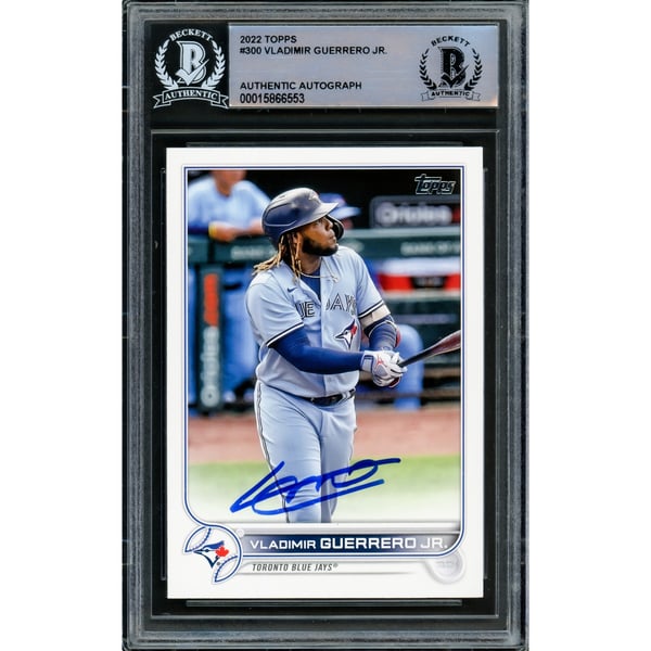 MLB Vladimir Guerrero Jr. Signed Trading Cards, Collectible 