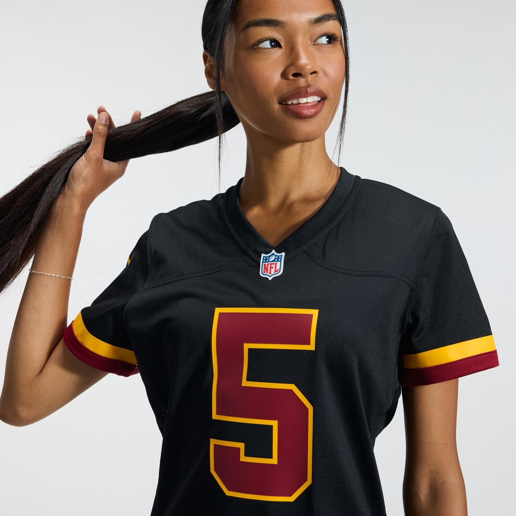 Women's Washington Commanders Jayden Daniels Nike Black Hail Raiser ...