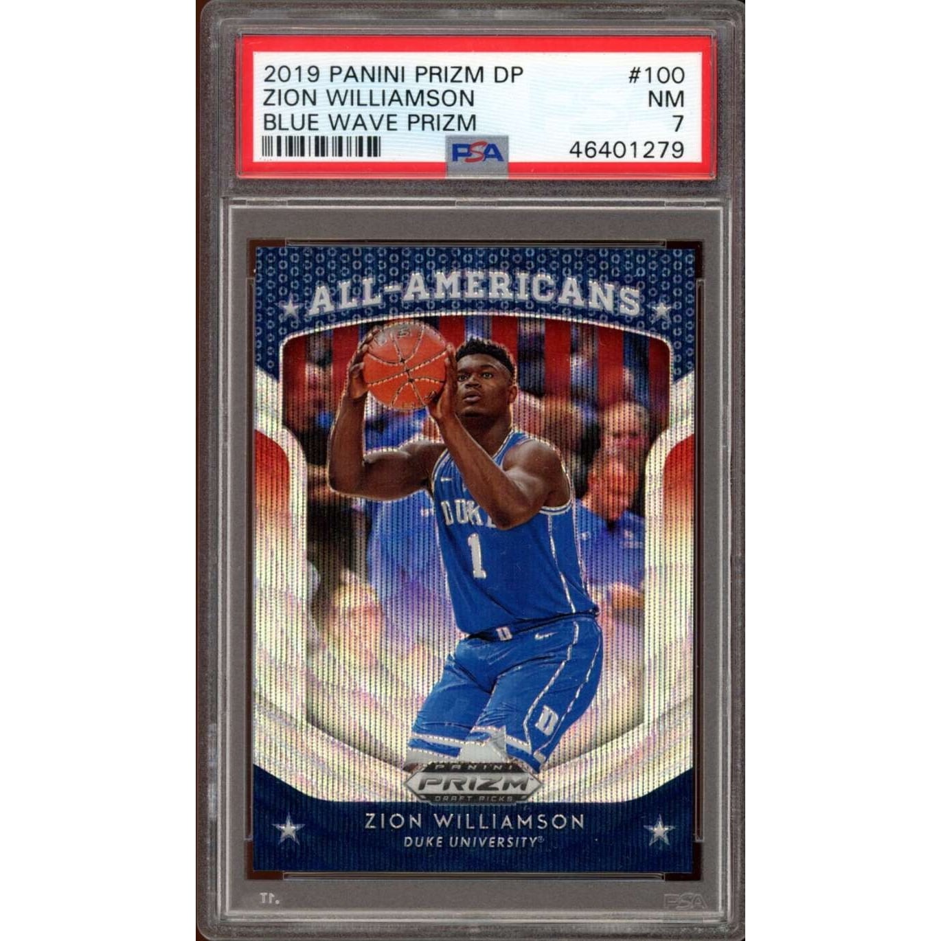 2019-20 panini PRIZM NBA ZION WILLIAMSON RC Prizm Basketball PSA10 